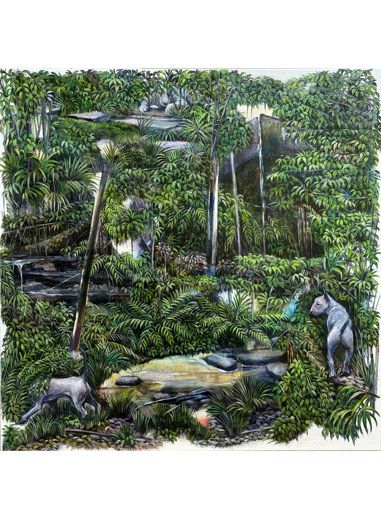 渡辺愛子《明日の景色を覗き見る / Take a look at the landscape tomorrow》