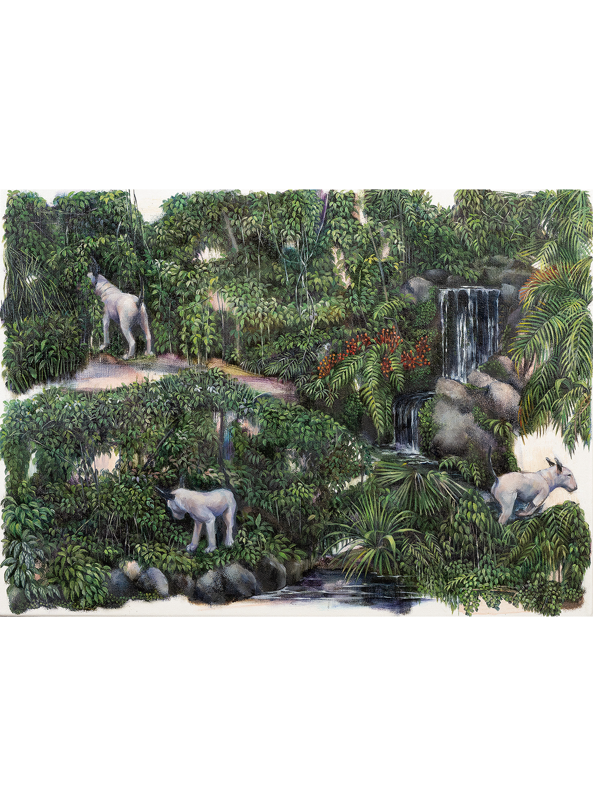 渡辺愛子《水のはじまり新しい景色を辿る / Looking for the beginning of water and tracing a new landscape》