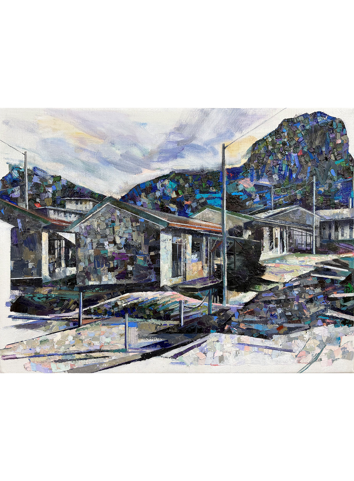 渡辺愛子《いつか歩いたことのある街 / A town that I have walked on someday》