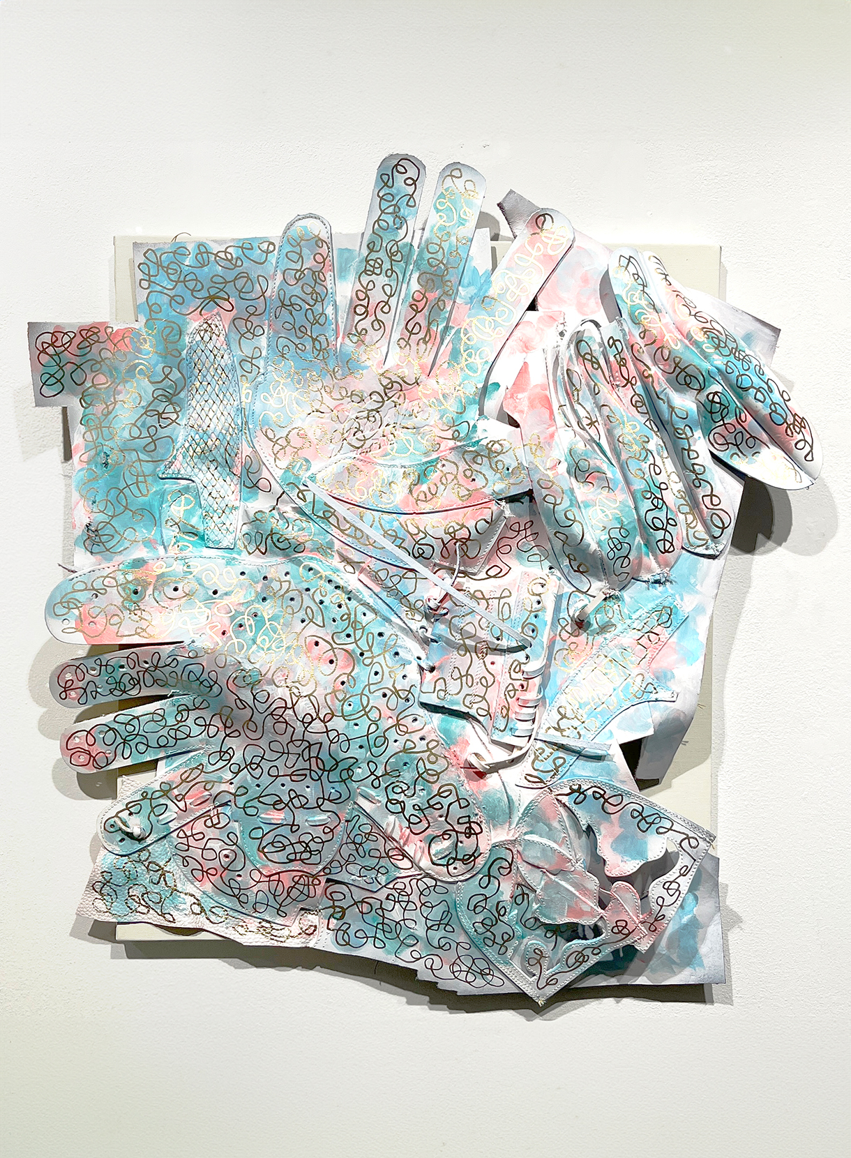 UMEHARA KAZUHIRO《Asemic Painting Glove》